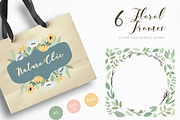 Little Garden - Floral Vector Set, a Background Graphic by wulano (Thumbnail 4 of 9)