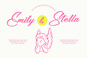 Ayeshy Clanita Bold Calligraphy, a Script Font by stylishtype.co (Thumbnail 2 of 20)