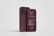 iPhone 18 Pro PSD Mockup, an iPhone Mockup by getproject (Thumbnail 2 of 6)