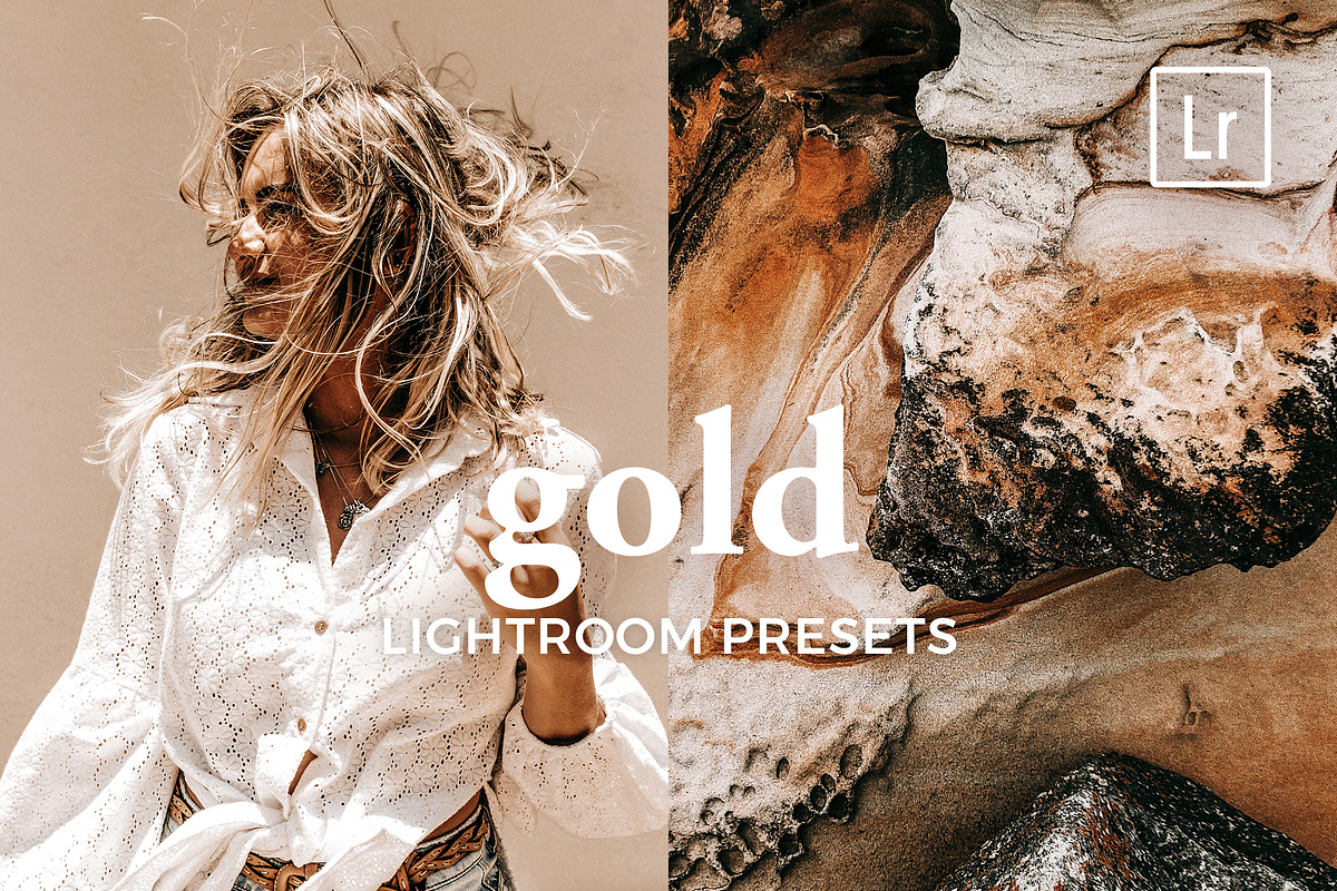 4 Lightroom Presets GOLD, an Action Add-On by Graace Studio (Photo 1 of 8)