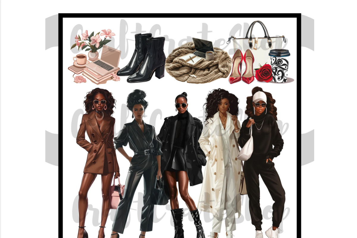 Lady Boss Clipart, an Illustration by CraftCrateShop (Photo 2 of 8)