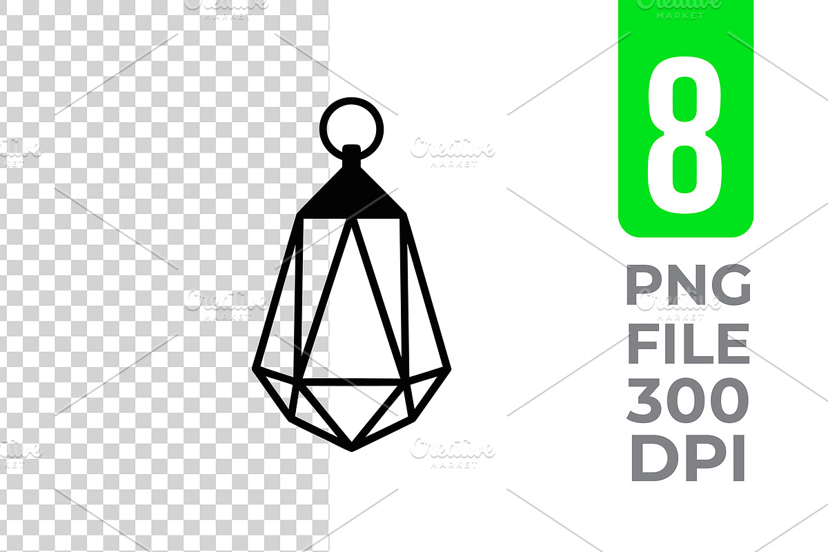 Lantern Silhouette Vector Pack, an Object Graphic by Artonix (Photo 3 of 3)