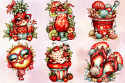 Whimsical Summer Clipart Bundle., an Illustration by SVGArt (Thumbnail 5 of 9)