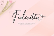 Fiolenitta, a Script Font by mightype (Thumbnail 1 of 8)