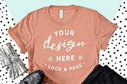 Bella Canvas 3001 Graphic Mockups, a Shirt Mockup by lock and page (Thumbnail 12 of 65)