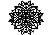 Black Floral Mandala Bundle, an Illustration by Designer_Momina (Thumbnail 14 of 20)