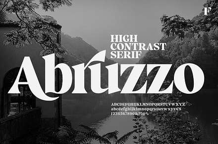Abruzzo Serif Typeface, a Serif Font by Fenotype