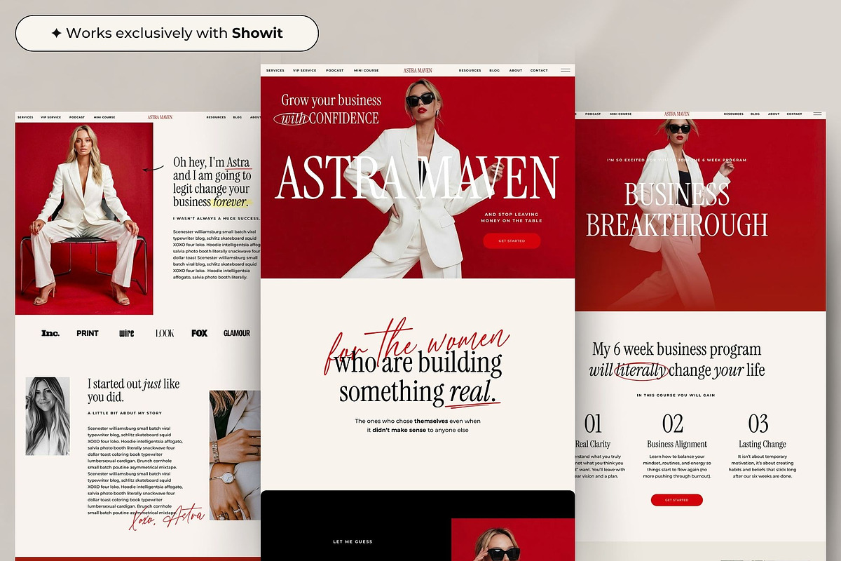 Business Coach Showit Website, a Websites & App Template by Superhero Design Co. (Photo 7 of 7)