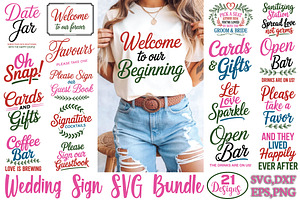 Wedding Sign SVG Bundle