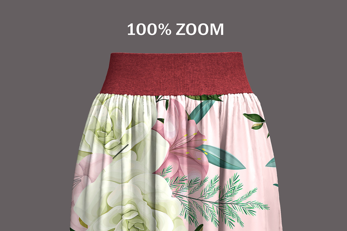 Woman Skirt Mockup, an Advertising Mockup by PudraART (Photo 2 of 7)