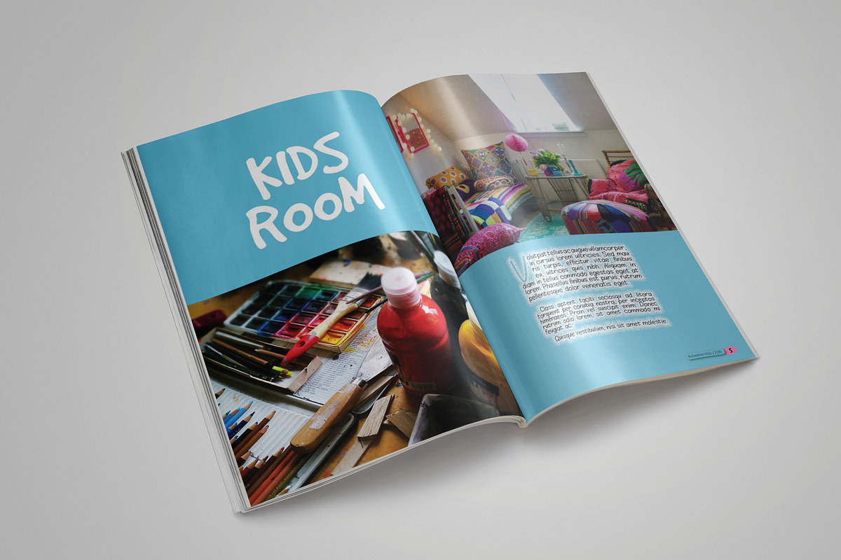Kids Station Magazine, a Magazine Template by Oktiva (Photo 3 of 11)
