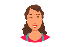Call center operator avatar without, a Person Illustration by the8monkey