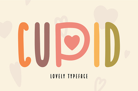 Cupid lovely font | Valentine's Day, a Script Font by Anna Zakharchenko