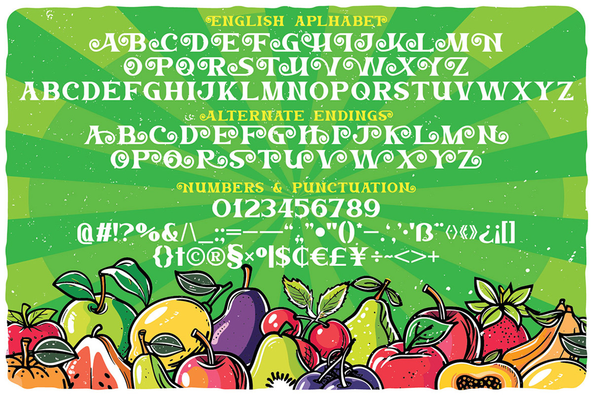 Max Fruit Bold Retro Font, a Serif Font by JumboDesign (Photo 2 of 5)