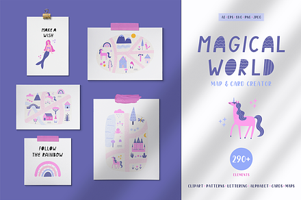 Magical World Map & Card Creator