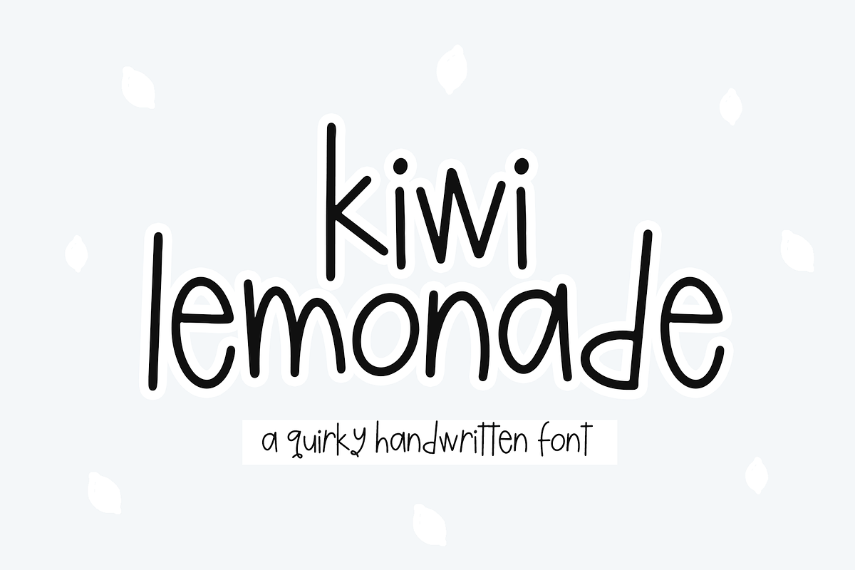 Kiwi Lemonade | Handwritten Font