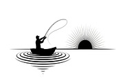 50 Fishing Boat Silhouette Vector, an Illustration by Gaye Art (Thumbnail 15 of 20)