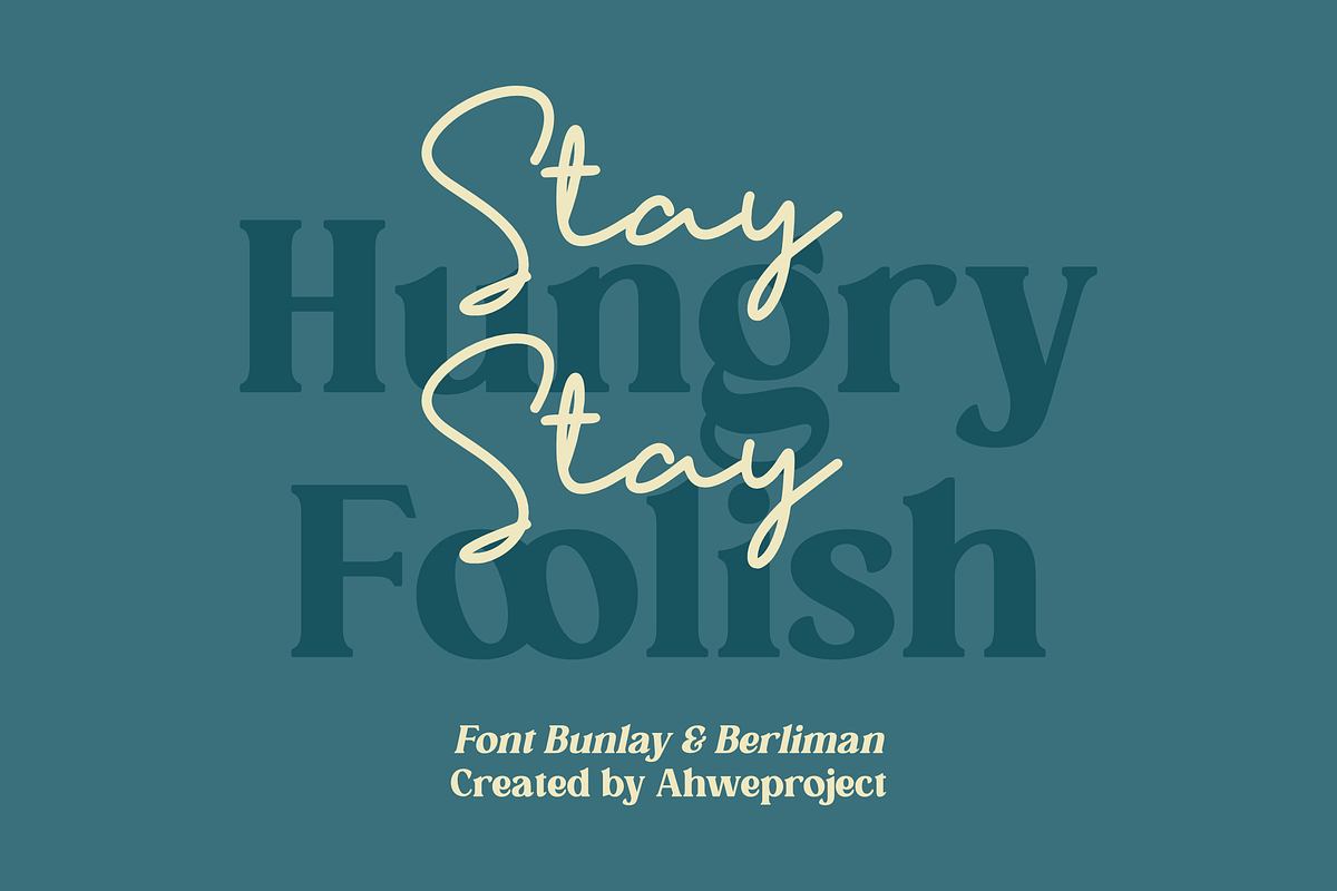 Bunlay, a Serif Font by ahweproject (Photo 3 of 10)