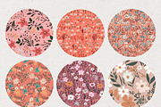 Ditsy Pink Flower Seamless Patterns, a Pattern Graphic by Natural Planners (Thumbnail 3 of 5)