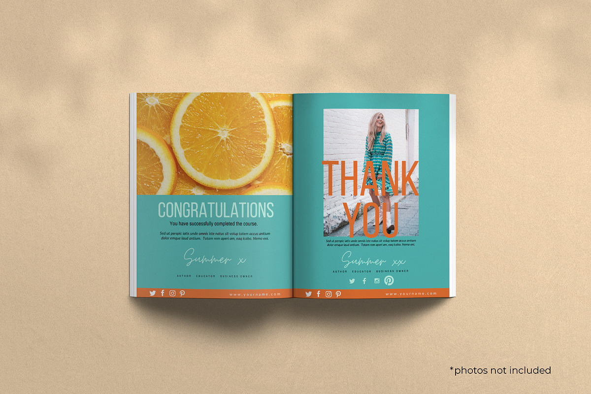 Canva Template for Ebook Workbook, a Templates & Theme by Miri Campbell