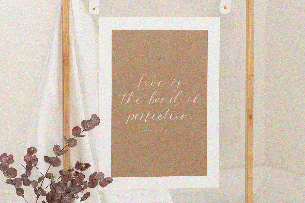 Soulmate – Lovely Calligraphy Font, a Script Font by Pen Culture (Photo 5 of 9)