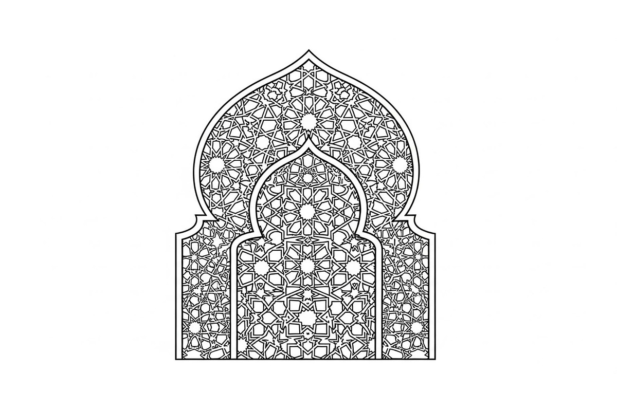 Islamic Arch Window Mandala Bundle, an Illustration by Artivon (Photo 28 of 45)