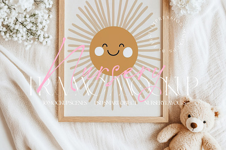 30x Nursery Frame Mockups Set, a Mockup by First Impression Mockups
