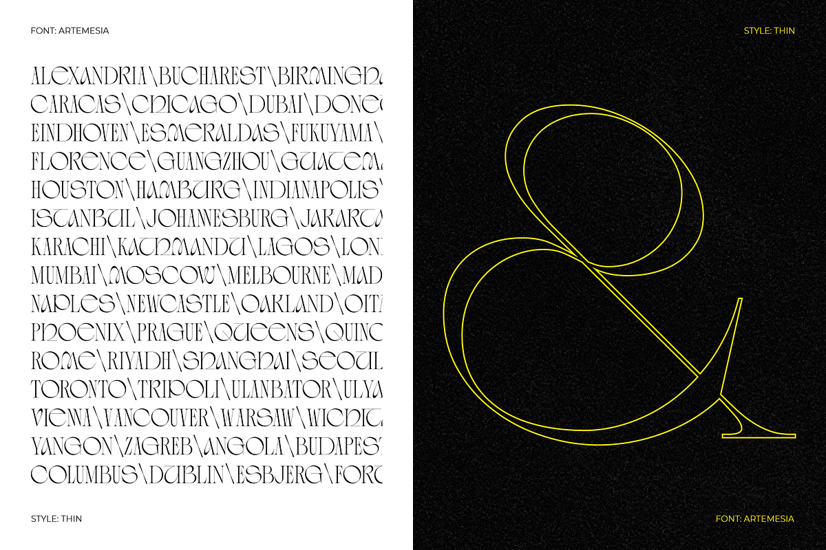 ARTEMESIA – A STYLISH DISPLAY SERIF, a Serif Font by RedyStudio (Photo 6 of 10)