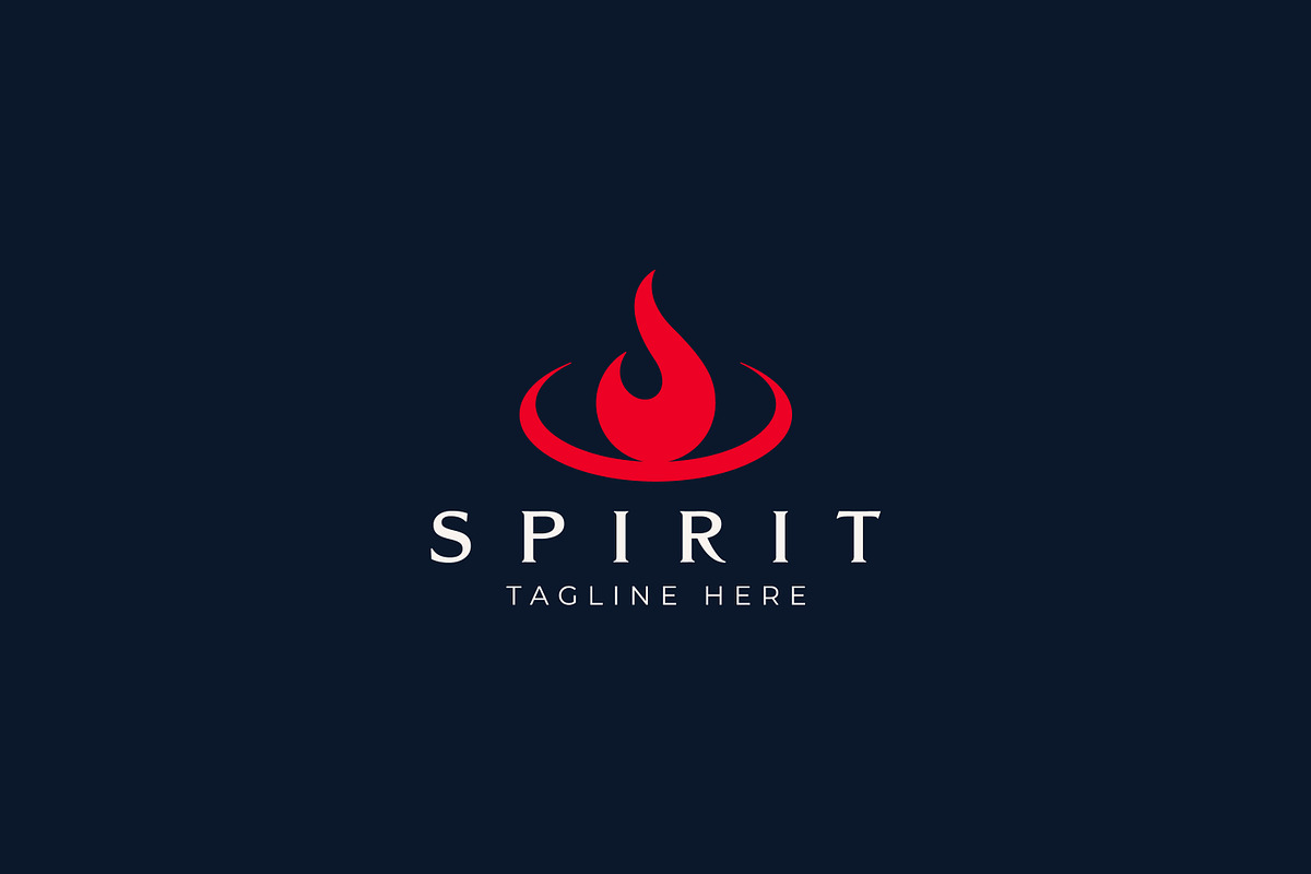 Spirit Red Flame Logo Eye Fire, a Branding & Logo Template by Signatoro (Photo 2 of 3)