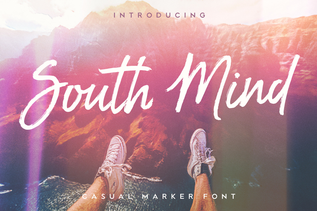 South Mind Font, a Script Font by Ayya Studio (Photo 1 of 11)