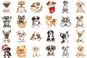 Cute Dog Clipart Baby Dog Png, an Illustration by Sublimation Artist (Thumbnail 2 of 6)