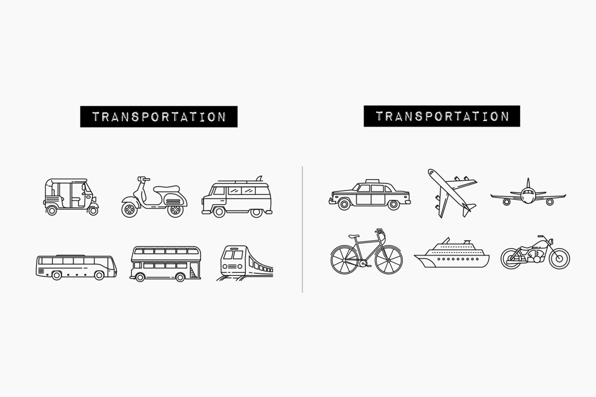 100 Travel Icons Set - Expanded, an Outline Icon by Hatch Design Workshop (Photo 9 of 16)
