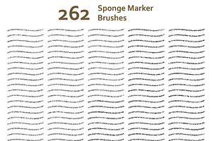 AI Mixed Sponge Marker Brushes