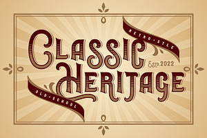 Fortune Vintage Font