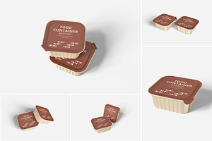 Food Container Mockup, a Product Mockup by Indah