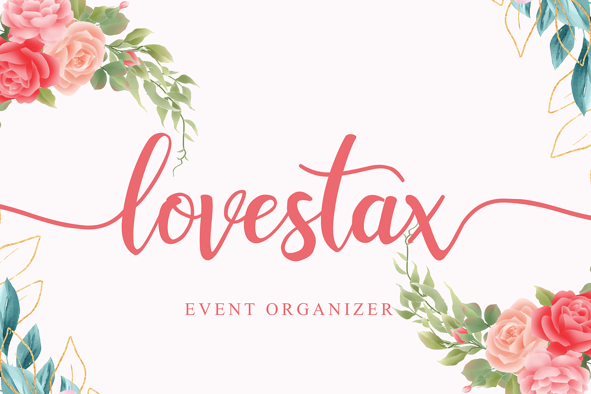 Zolleha // Script Font preview 3