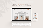 UGC Website Template for Canva, a Landing Page Template by vectorocean (Thumbnail 2 of 11)