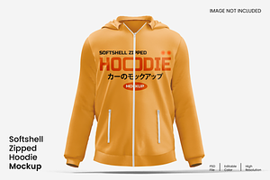 Zipped Hoodie Mockup, a Hoody Mockup by Unerispace