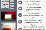 Horizontal Wall Art Canva Mockups, a Merchandise Mockup by LA Design (Thumbnail 10 of 10)