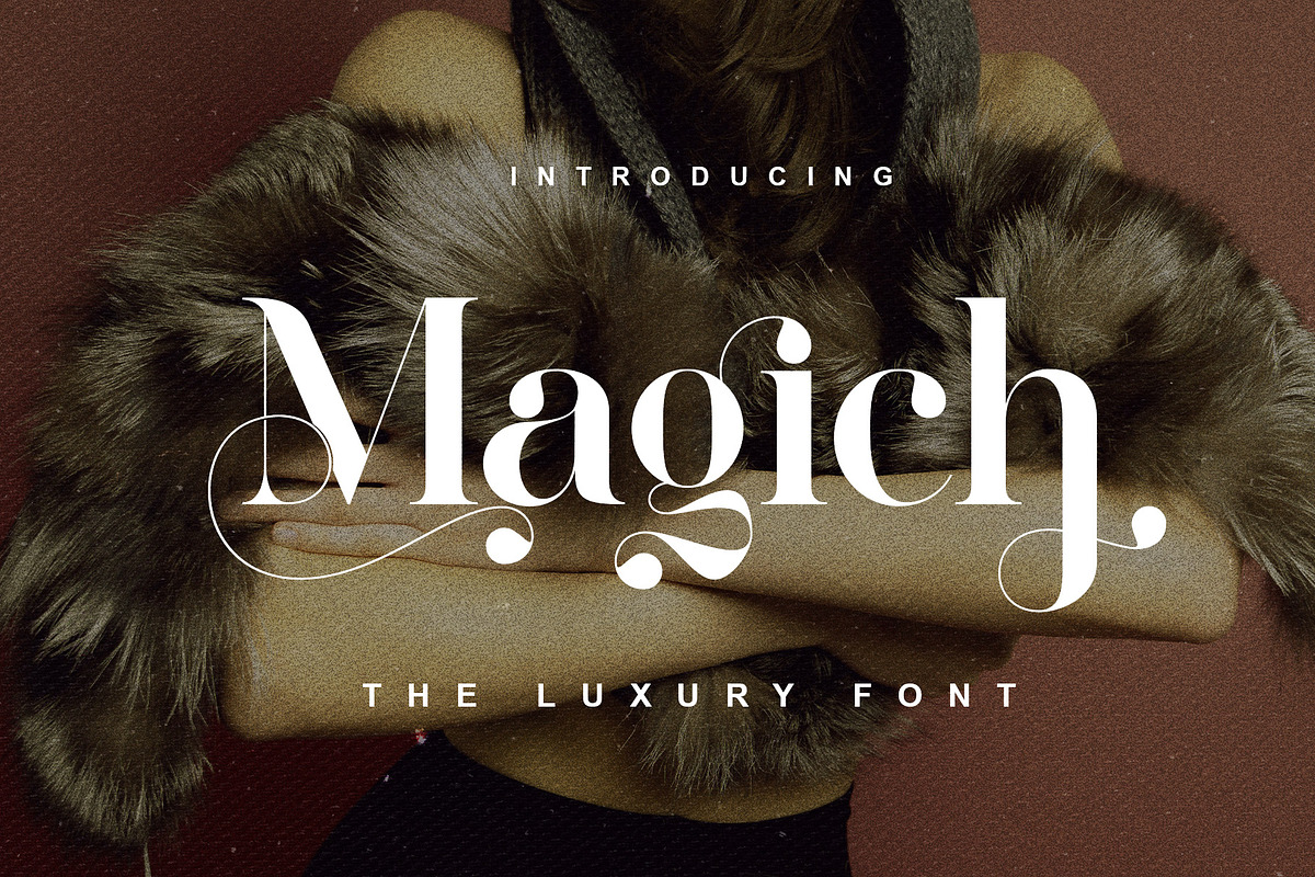 Magich Modern Serif Typeface, a Serif Font by Alfinart (Photo 1 of 10)