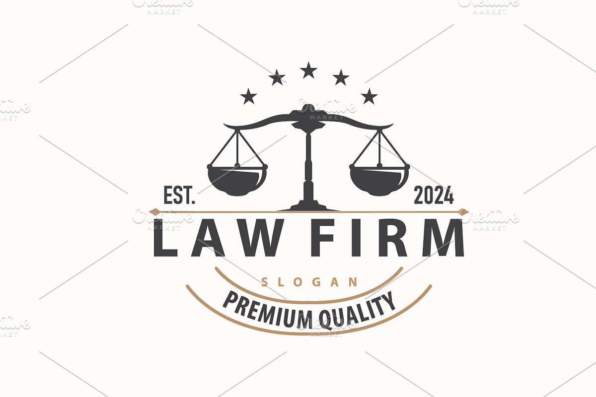 Lawyer Logo, Law Court Simple Design, a Branding & Logo Template by Maylianaw28