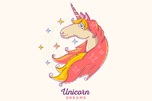 Beautiful Magic Unicorn Two Styles