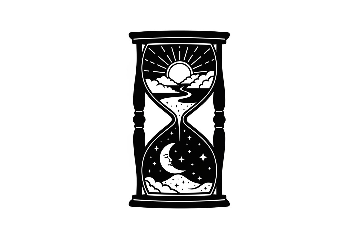 Celestial Sun Moon Hourglass Bundle, an Illustration by Gaye Art (Photo 7 of 31)