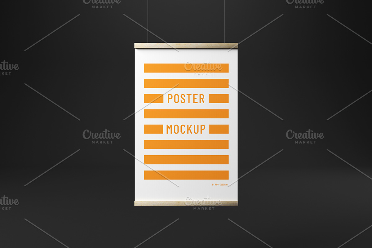 Poster / Art Mockup Set, a Print Template by professorinc (Photo 3 of 6)