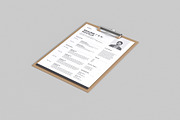 Resume - Curriculum Vitae Mockup, an Advertising Mockup by Illusiongraphic (Thumbnail 8 of 22)