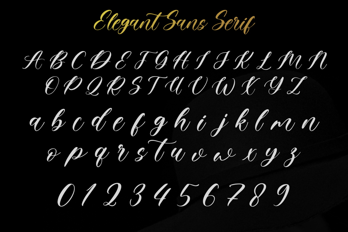 Emina Halisa Collaboration Font, a Sans Serif Font by MaikoHatta