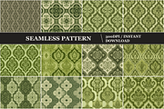 Olivaceous Seamless Patterns, a Pattern Graphic by Inknfolly (Thumbnail 1 of 4)