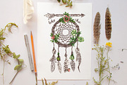 Dreamcatcher illustrations, a Decorative Illustration by Steshnikova (Thumbnail 5 of 8)
