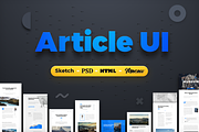 Article UI, a Templates & Theme by katrukhin (Thumbnail 1 of 12)
