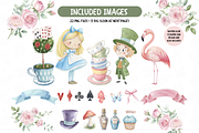 Watercolor Alice Adventures PNG, an Illustration by TatiMockup (Thumbnail 2 of 5)